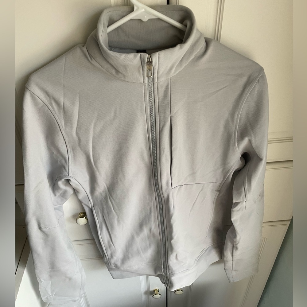 XS Light Gray Lululemon Zip Up Jacket